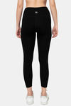 Amante High Rise Anti Microbial Leggings - Jet Black — thumbnail 3